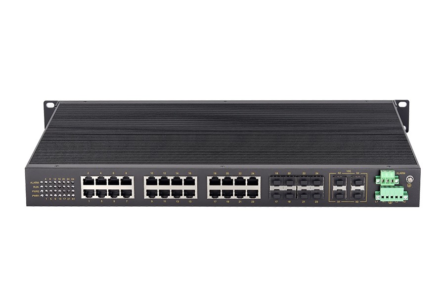 MISCOM8028GX-4XGF-8GC-16GT 28口三層萬兆網(wǎng)管型機(jī)架式工業(yè)以太網(wǎng)交換機(jī)